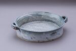 Stoneware oval baking dish